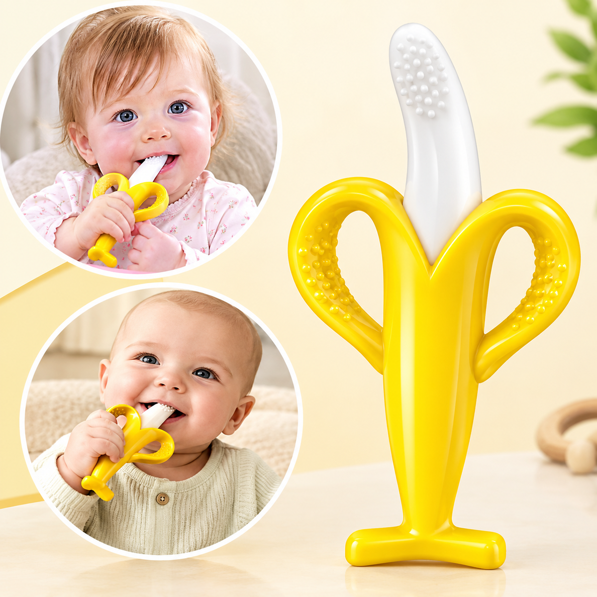 Silicon Bebe Banana Teether Toy