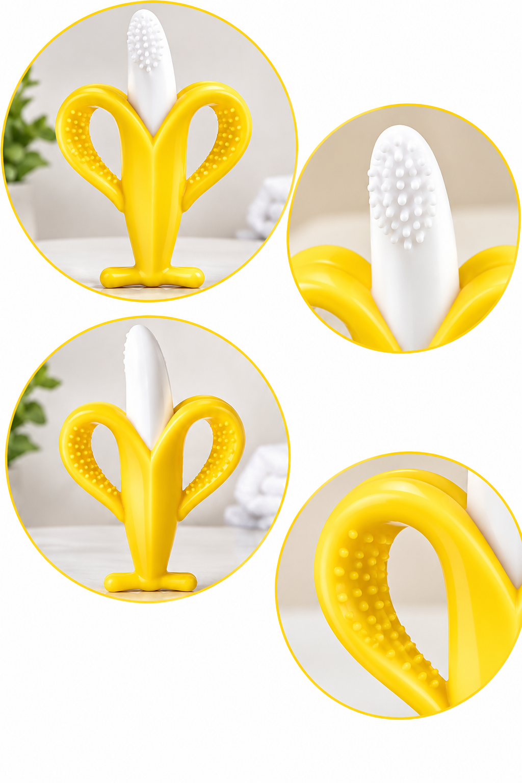 Silicon Bebe Banana Teether Toy