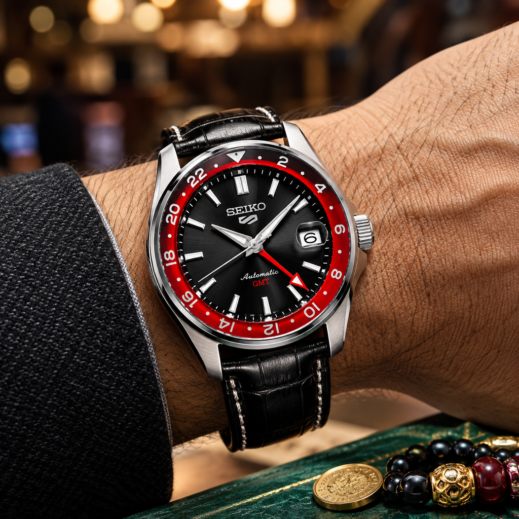 LIGE Roulette Dial Watch
